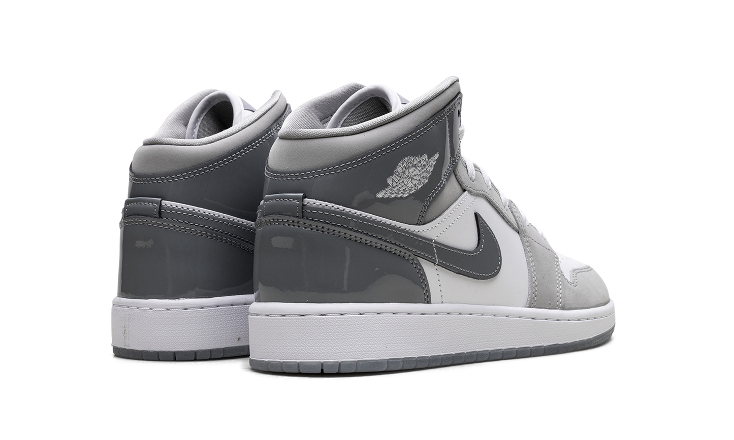 Jordan 1 Mid GS White Medium Cool Grey HF3193 100