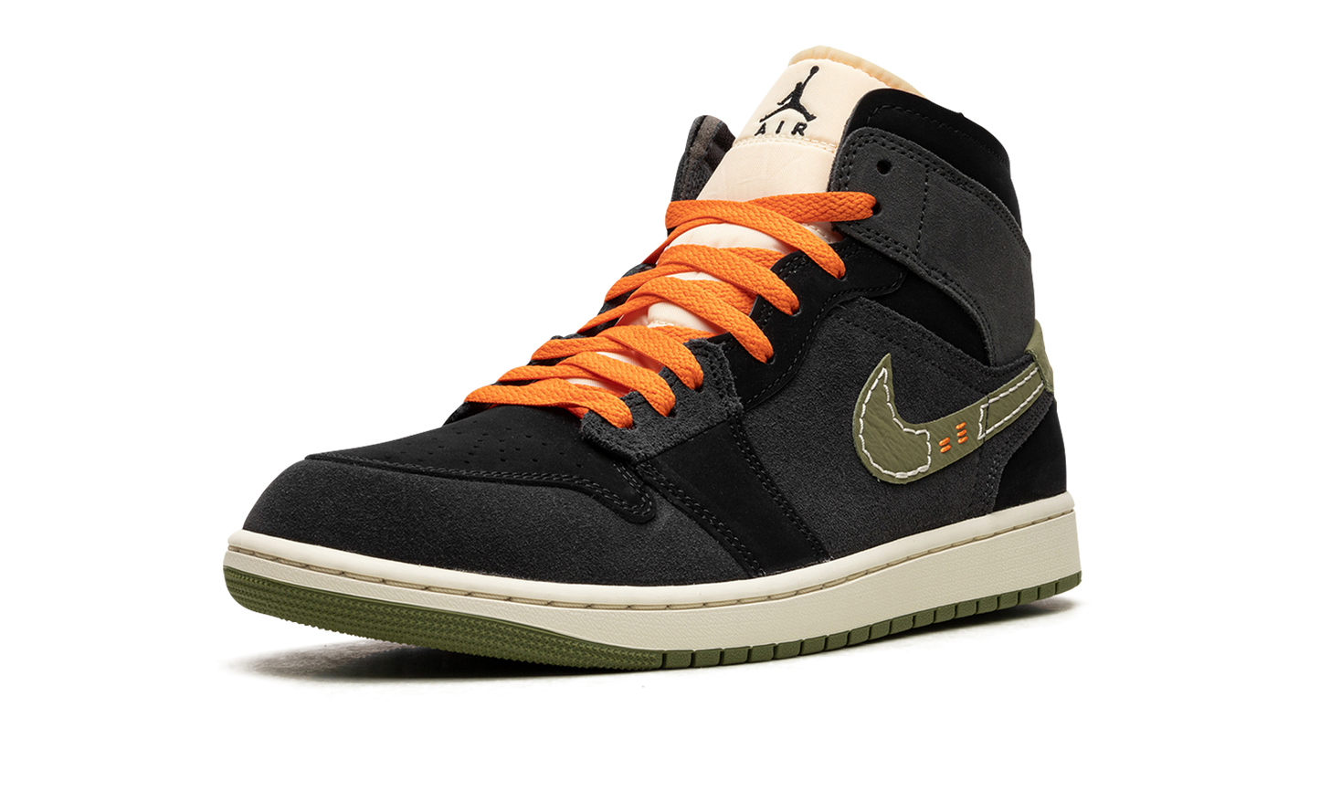 Air Jordan 1 Mid SE Craft Anthracite Light Olive FD6817 003