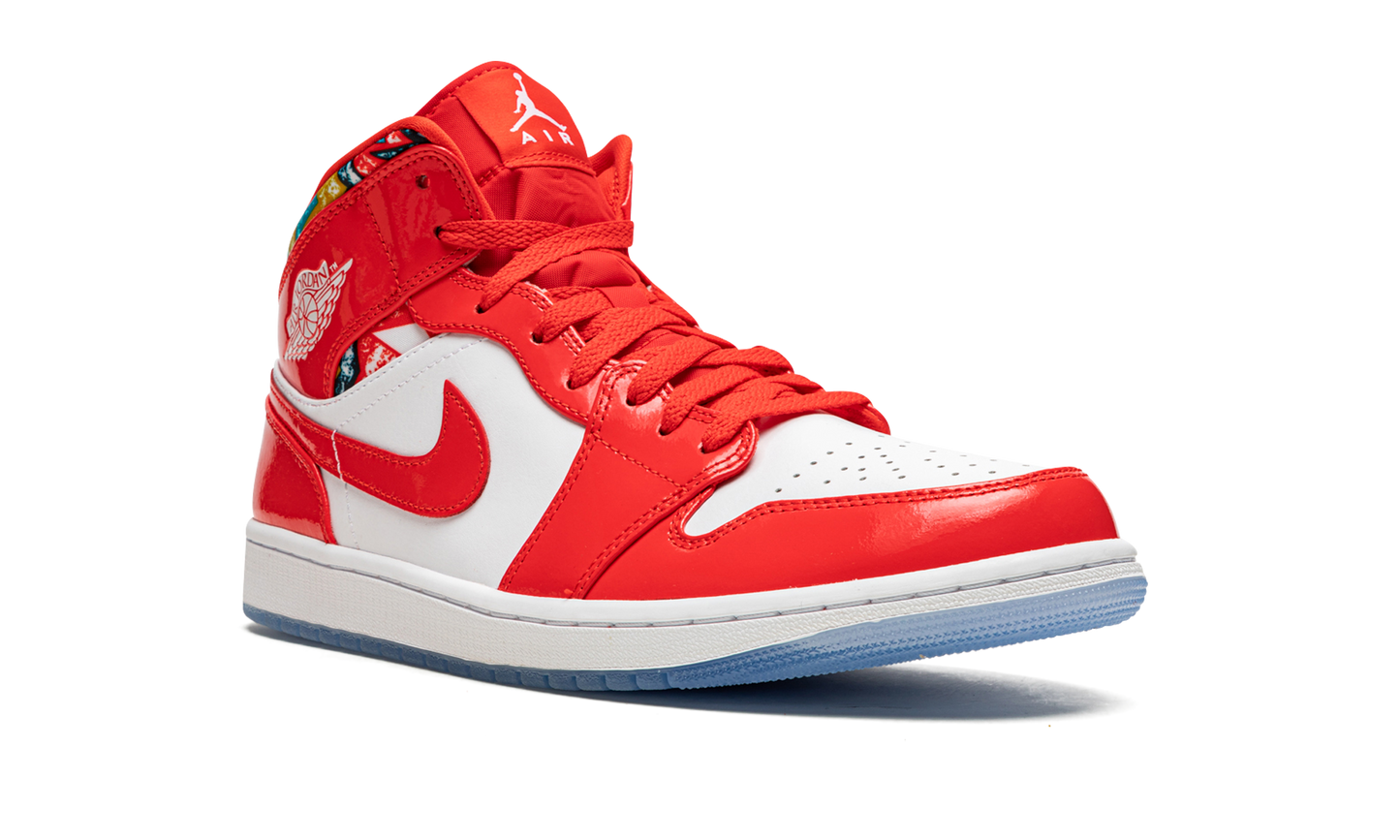 Air Jordan 1 Mid SE Barcelona Sweater DC7294 600