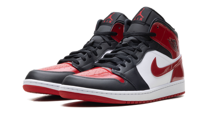 Jordan 1 Mid SE Patent Bred Toe HV4091 006