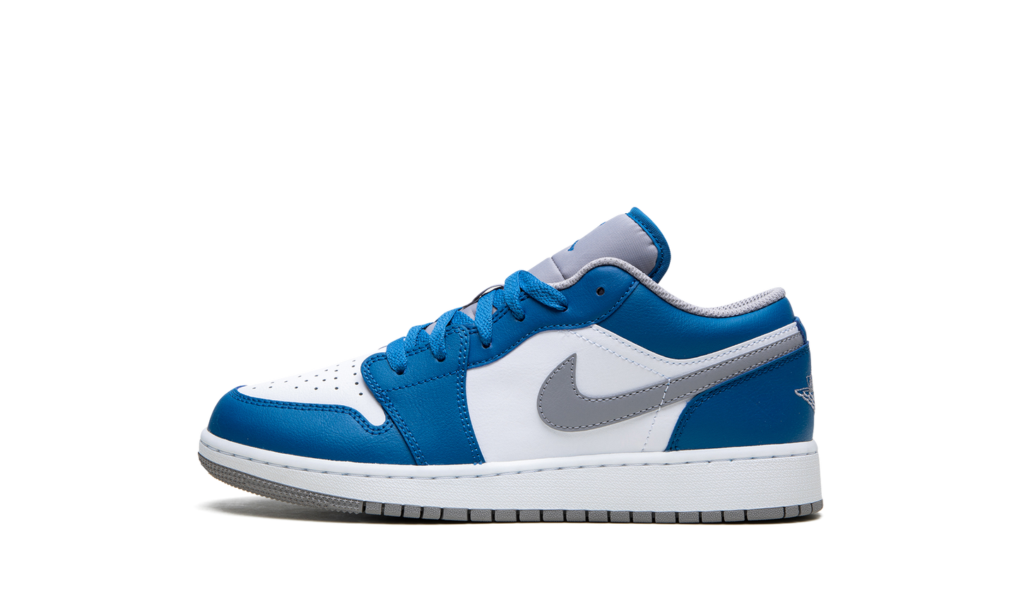 Air Jordan 1 Low GS True Blue 553560 412