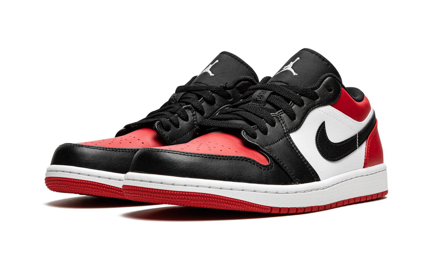 Air Jordan 1 Low Bred Toe 553558 612