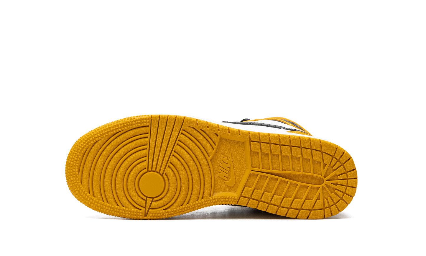 Air Jordan 1 Retro High OG GS Yellow Ochre / Black FD1437 701