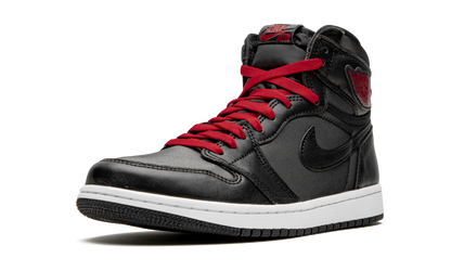 Air Jordan 1 Retro High OG Black Satin/Gym Red 555088 060
