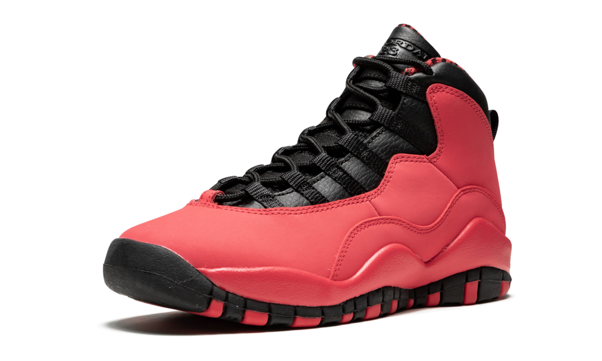 Air Jordan 10 Retro GS Fusion Red 487211 605