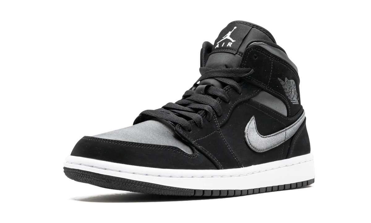 Air Jordan 1 Mid SE Nylon - Black/Grey 852542 012