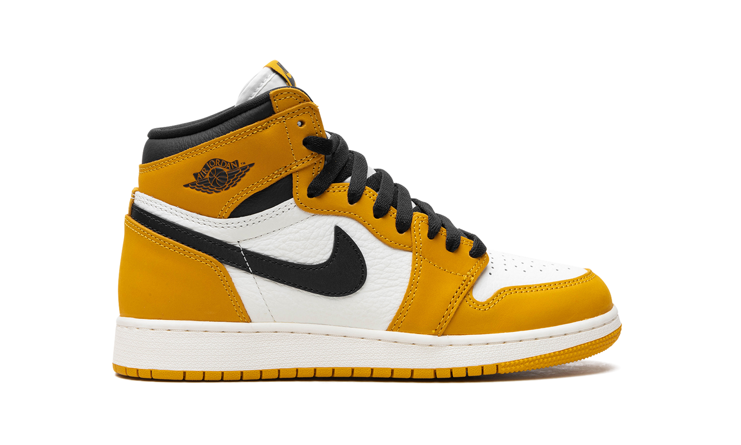 Air Jordan 1 Retro High OG GS Yellow Ochre / Black FD1437 701