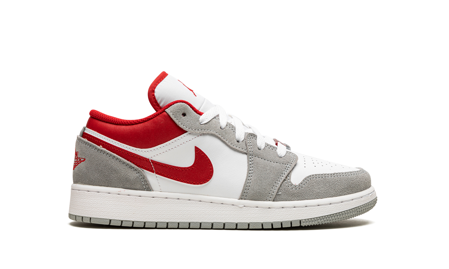 Air Jordan 1 Low SE GS Smoke Grey Gym Red DM0589 016