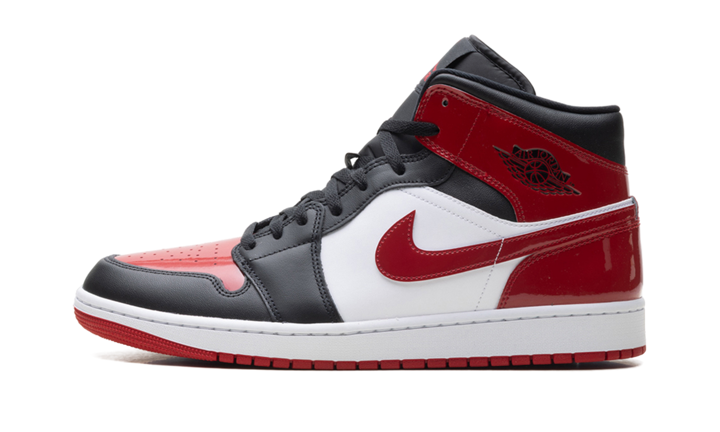 Jordan 1 Mid SE Patent Bred Toe HV4091 006