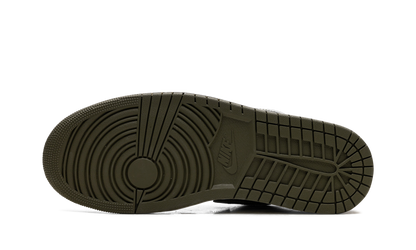 Air Jordan 1 Low Black Toe Medium Olive 553558 092
