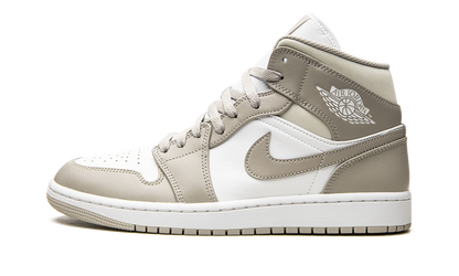 Air Jordan 1 Mid Linen / College Grey 554724 082