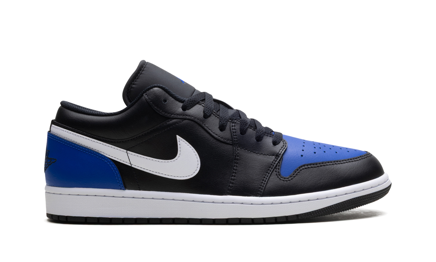 Jordan 1 Low Black Royal Toe 553558 042