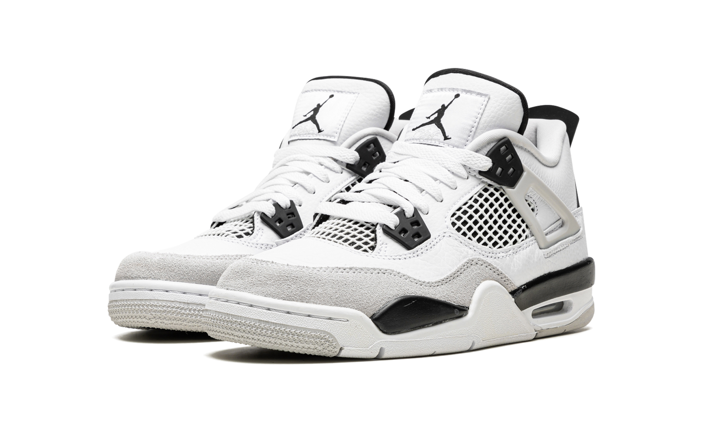 Air Jordan 4 Retro GS Military Black 408452 111