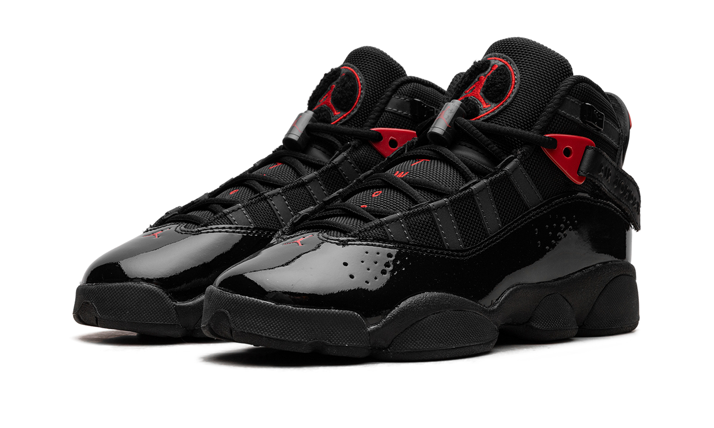 Jordan 6 Rings GS Black Varsity Red 323419 026