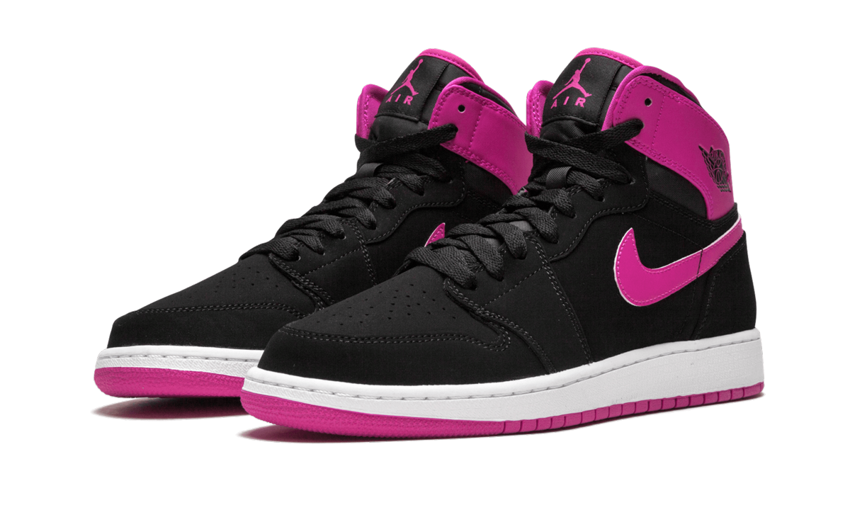 Air Jordan 1 Retro High OG GS Black / Vivid Pink 332148 008