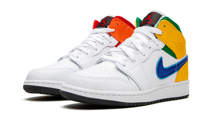 Air Jordan 1 MID GS Three Peat 554725 128