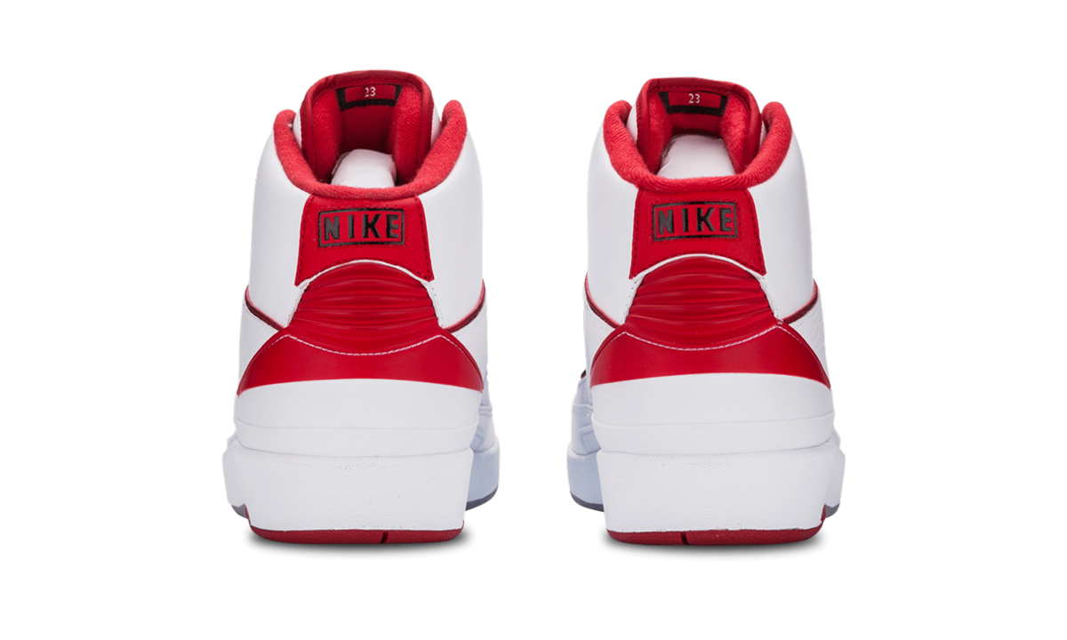 Air Jordan 2 Retro White/Varsity Red 385475 102