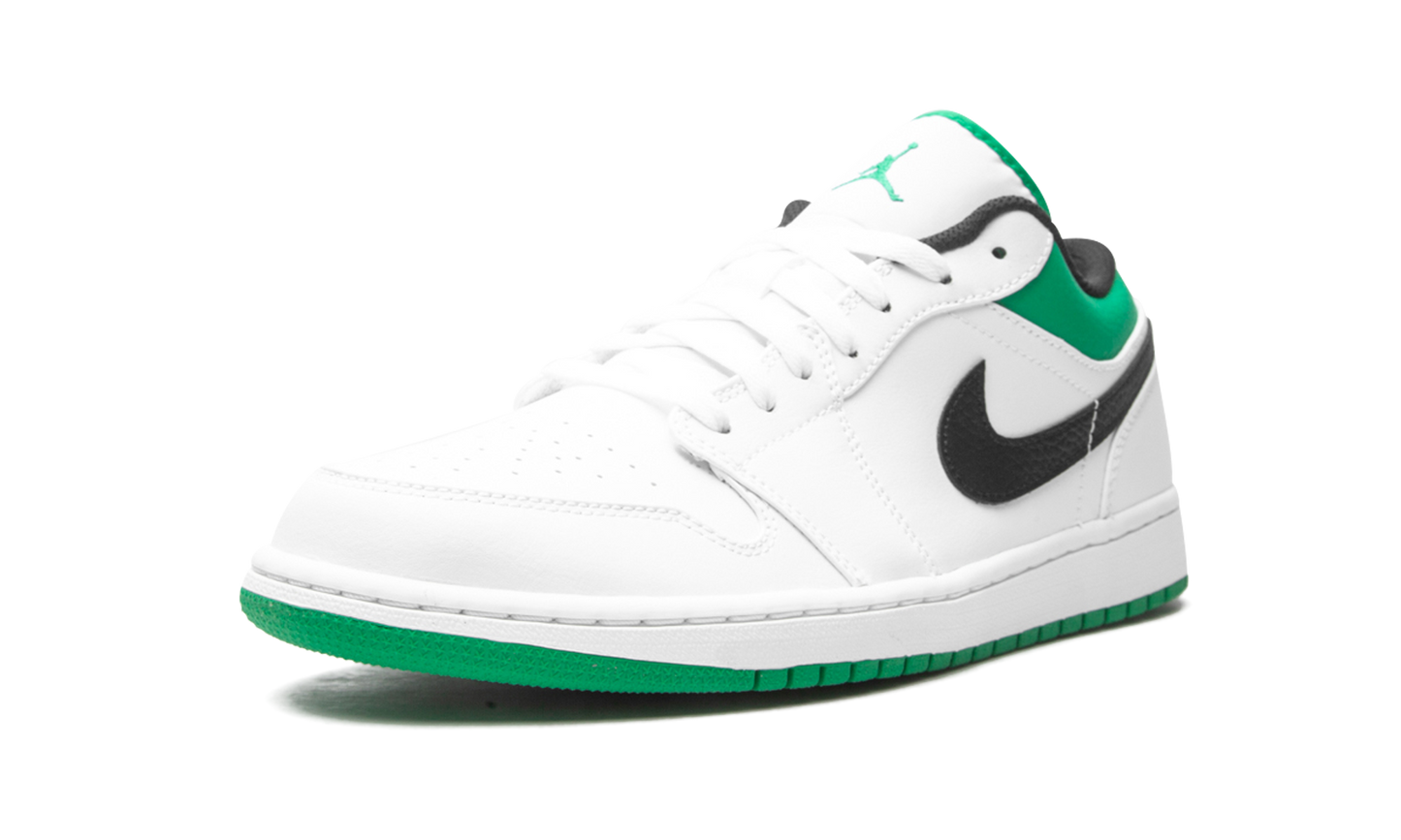 Air Jordan 1 Low White / Lucky Green 553558 129