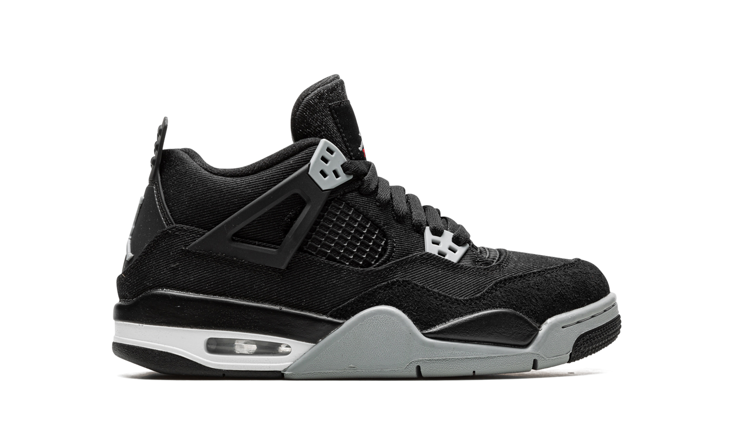 Air Jordan 4 GS Black Canvas DV0553 006
