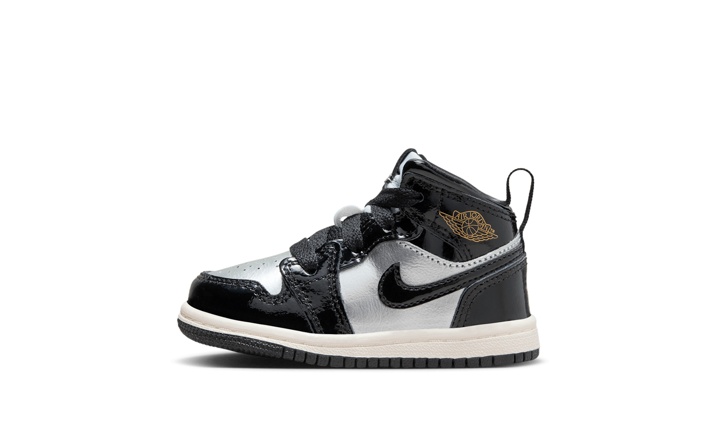 Jordan 1 Mid SE TD Black Metallic Silver Sail Metallic Gold FZ3939 001