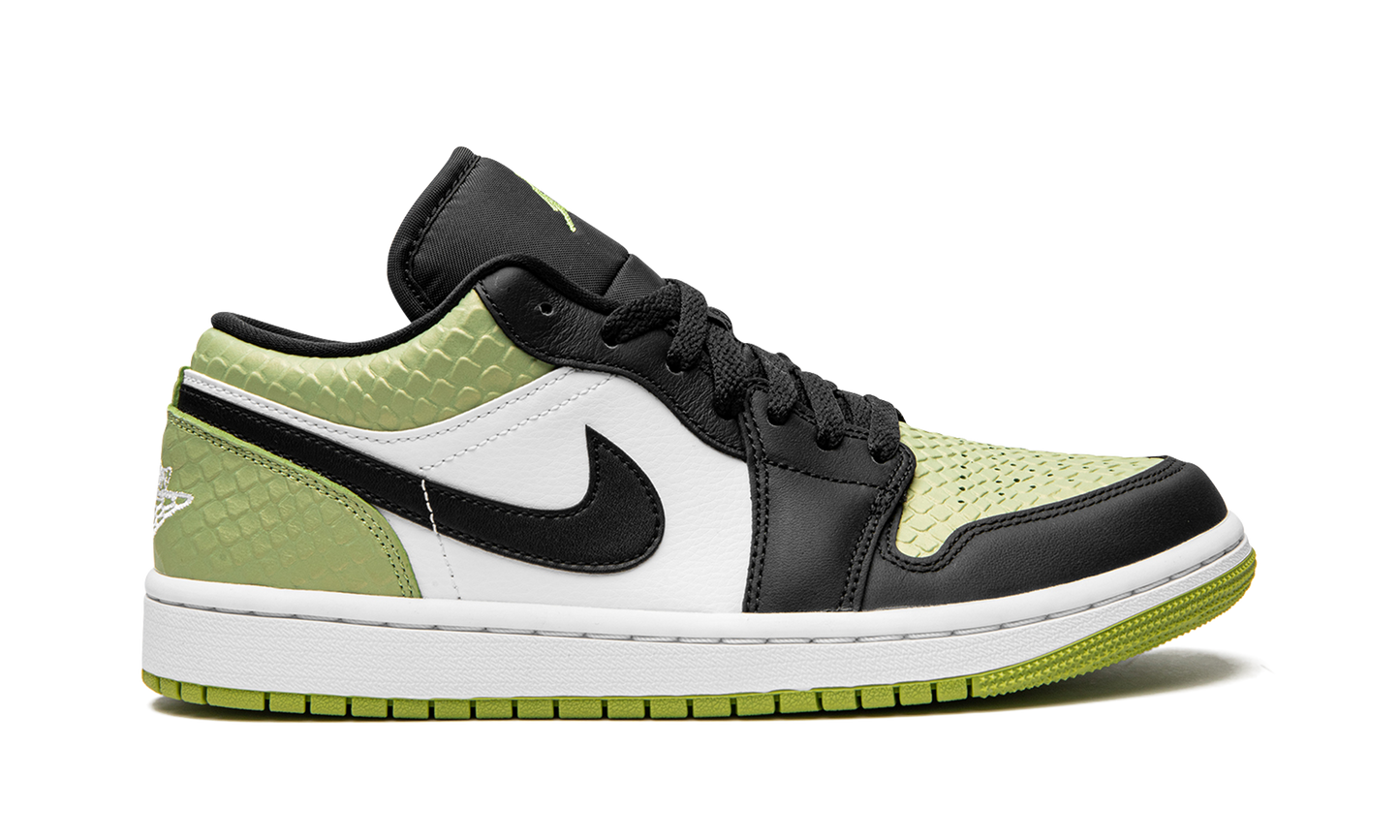 AIR JORDAN 1 LO SE WMNS Vivid Green Snakeskin DX4446 301