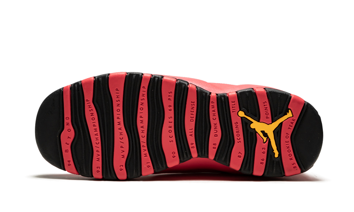 Air Jordan 10 Retro GS Fusion Red 487211 605