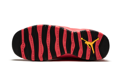Air Jordan 10 Retro GS Fusion Red 487211 605