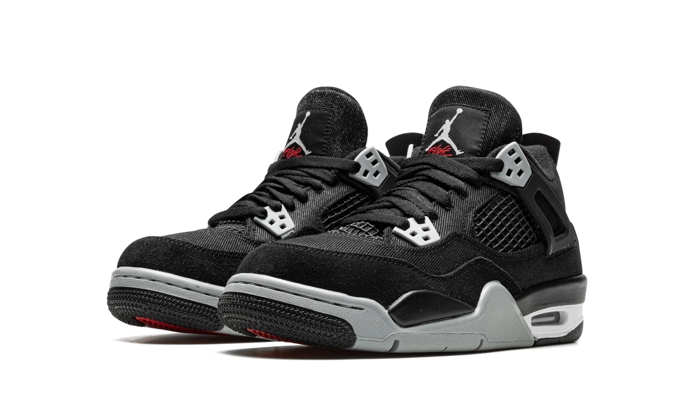 Air Jordan 4 GS Black Canvas DV0553 006