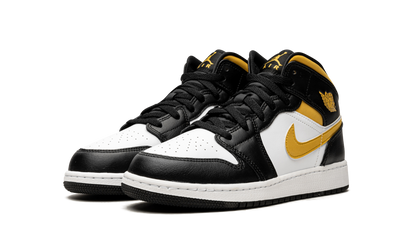 Air Jordan 1 Mid GS Pollen / Black / White 554725 177