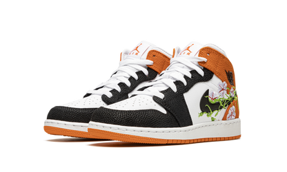 Air Jordan 1 Mid GS Basketball Blossom DQ8390 100