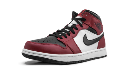 Air Jordan 1 Mid Chicago Black Toe 554724 069