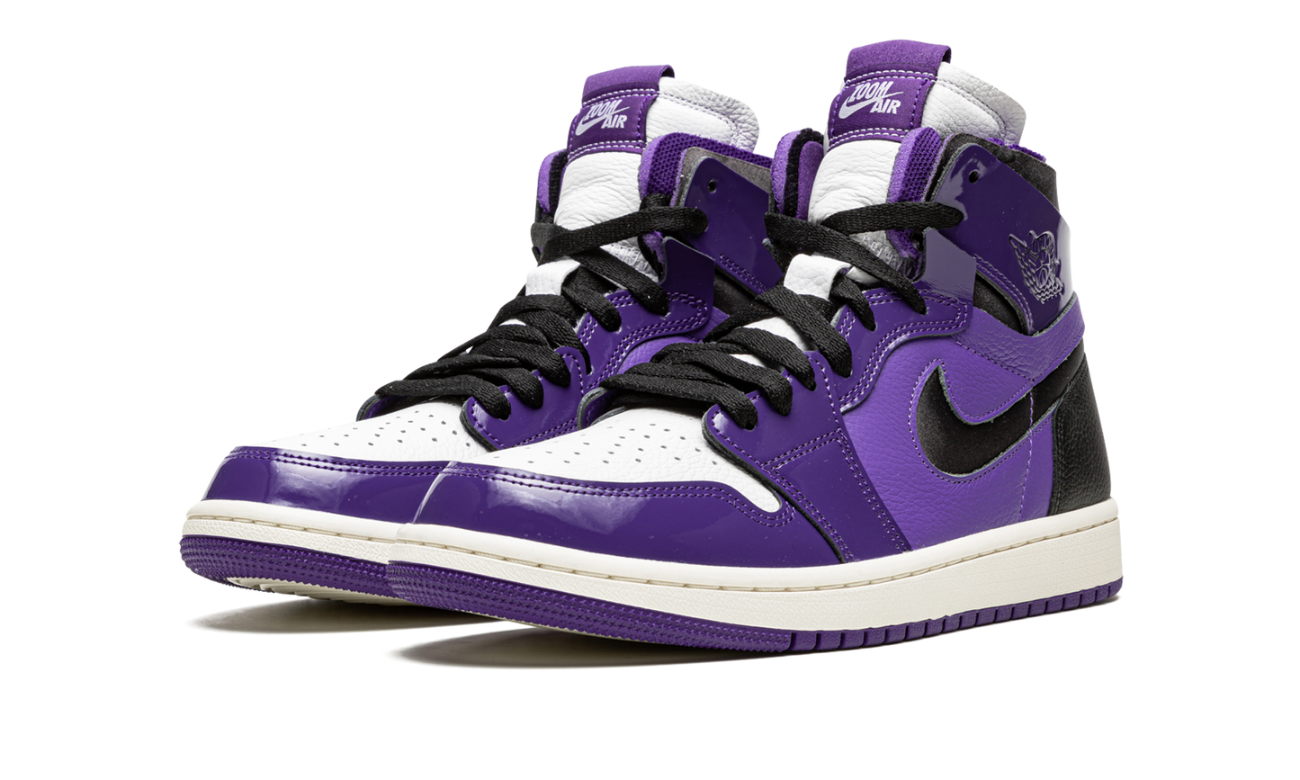 AIR JORDAN 1 HIGH ZOOM CMFT WMNS Purple Patent CT0979 505