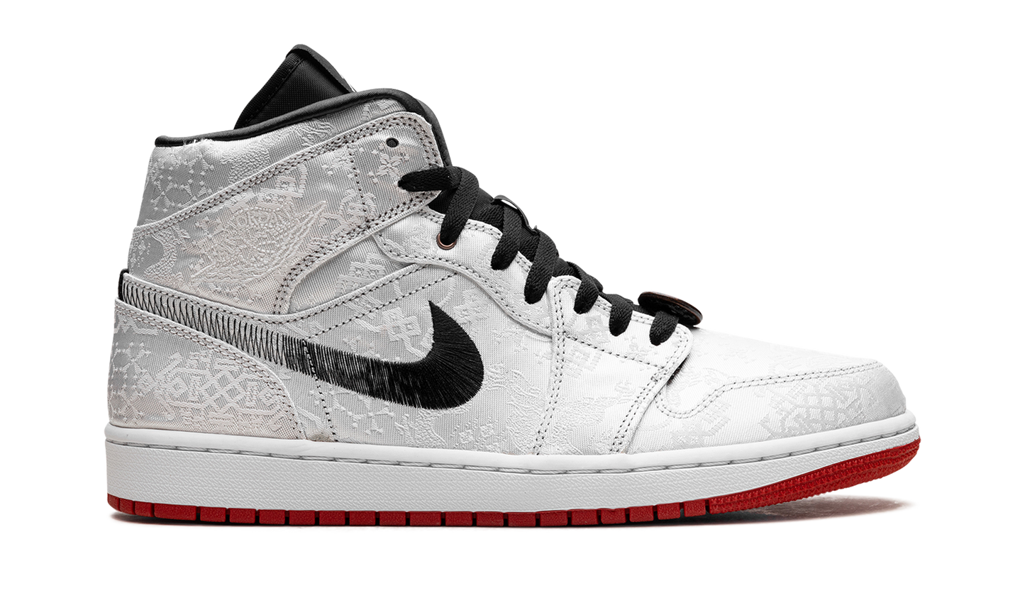 Air Jordan 1 Mid Fearless Edison Chen - Clot Silk CU2804 100