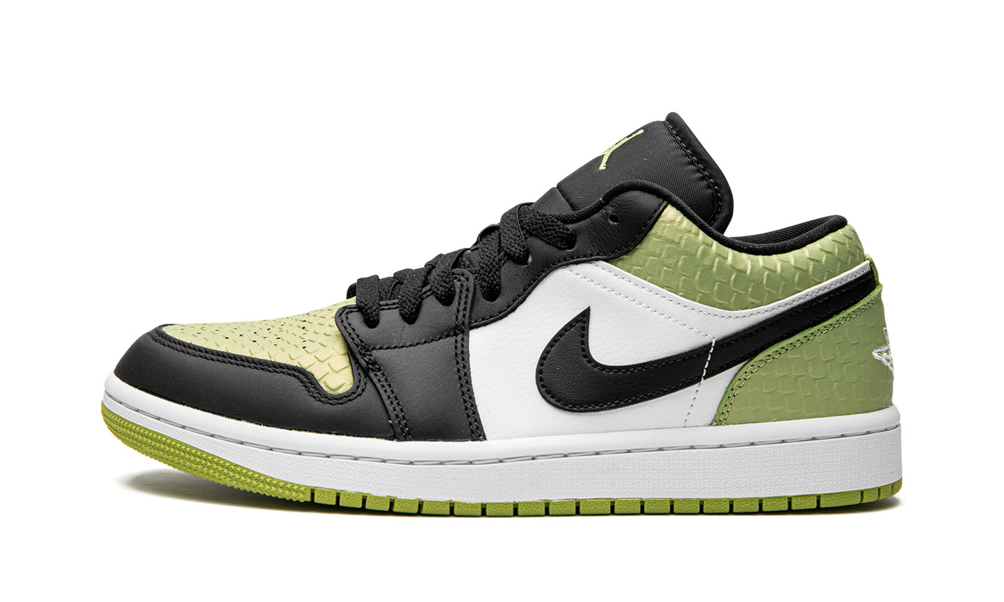 AIR JORDAN 1 LO SE WMNS Vivid Green Snakeskin DX4446 301