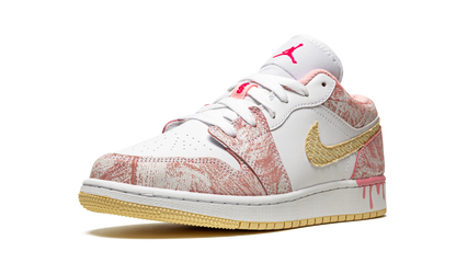 Air Jordan 1 Low SE GS Paint Drip CW7104 601