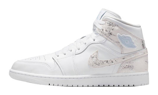 Jordan 1 Mid SE Distressed White Field Silver IR2271 100