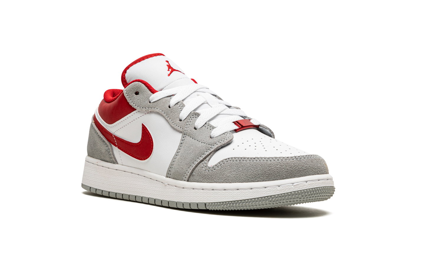 Air Jordan 1 Low SE GS Smoke Grey Gym Red DM0589 016