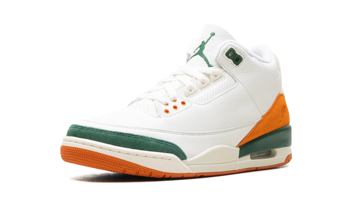 Air Jordan 3 SoleFly - Miami Hurricanes IF4491 100