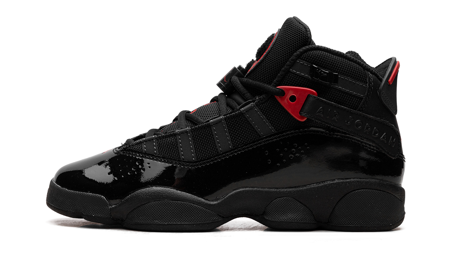 Jordan 6 Rings GS Black Varsity Red 323419 026