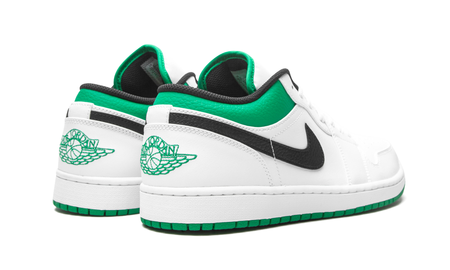 Air Jordan 1 Low White / Lucky Green 553558 129