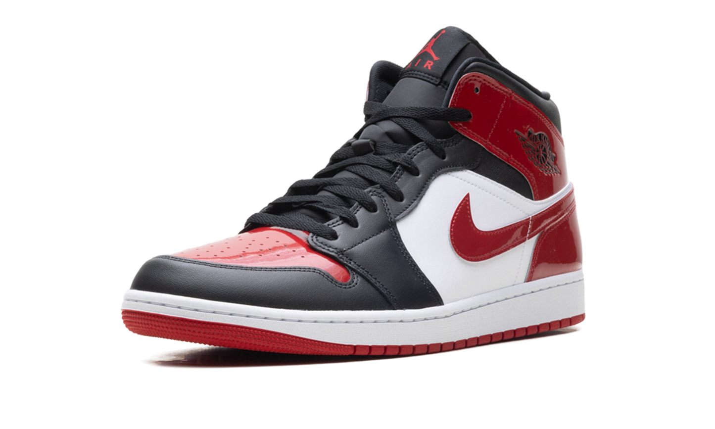 Jordan 1 Mid SE Patent Bred Toe HV4091 006