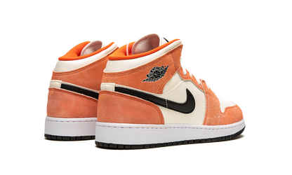 Air Jordan 1 Mid SE GS Orange Suede DV1336 800