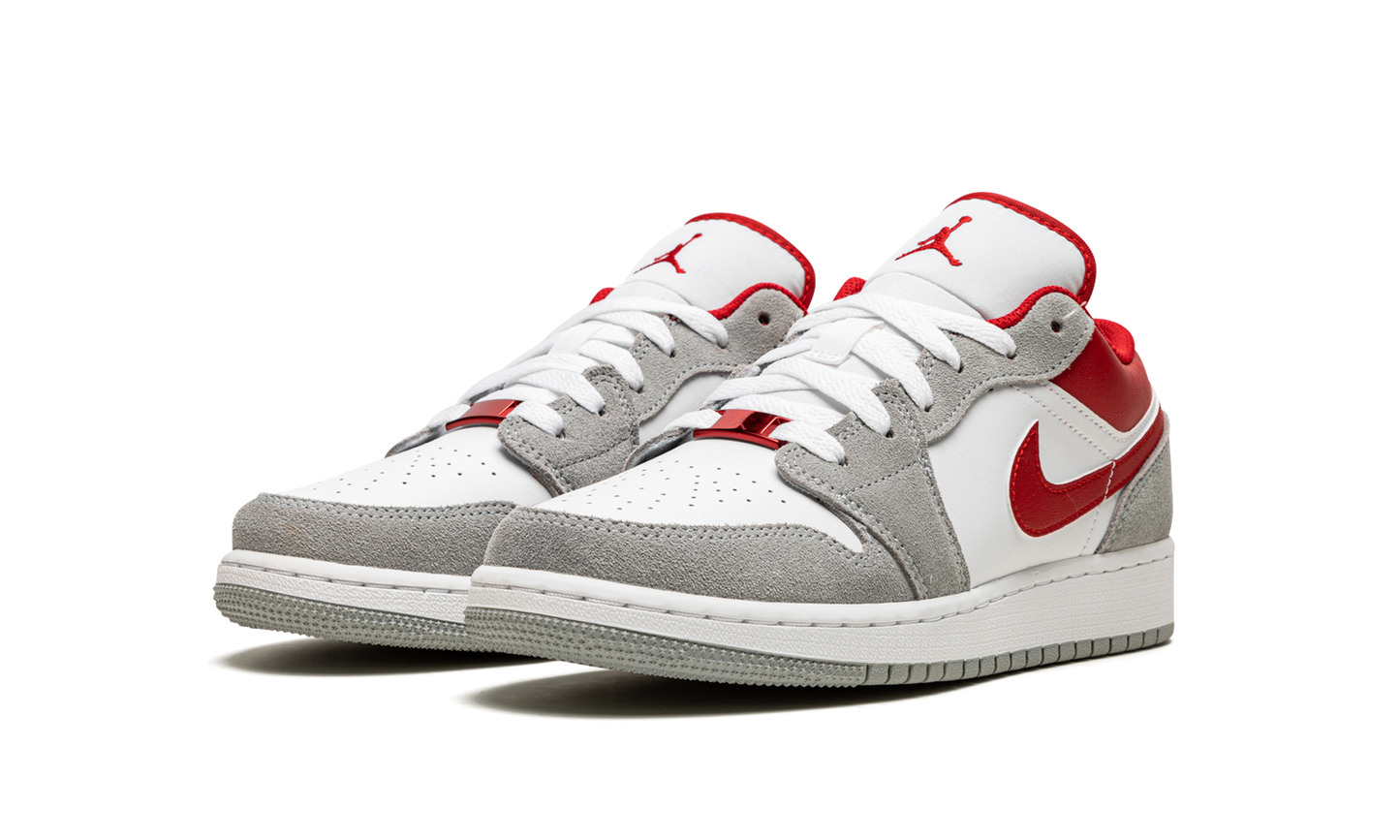 Air Jordan 1 Low SE GS Smoke Grey Gym Red DM0589 016