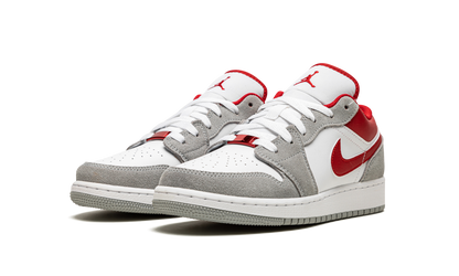 Air Jordan 1 Low SE GS Smoke Grey Gym Red DM0589 016