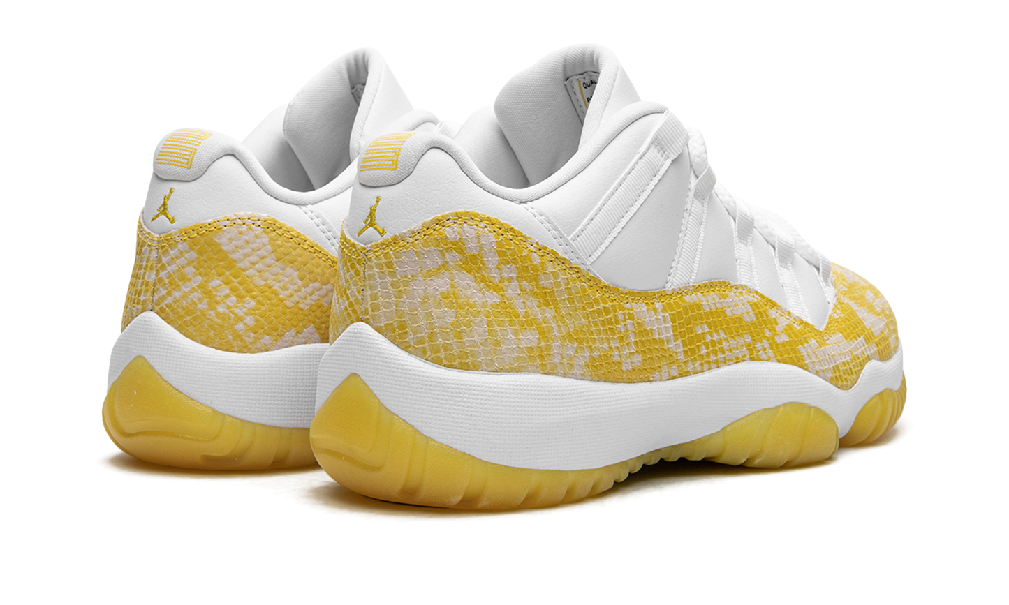 AIR JORDAN 11 LOW WMNS Yellow Snakeskin AH7860 107