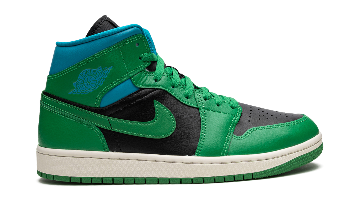 AIR JORDAN 1 MID WMNS Lucky Green Aquatone BQ6472 033