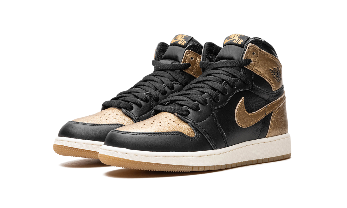 Air Jordan 1 GS Black Metallic Gold FD1437 071