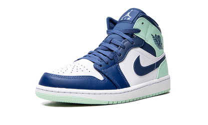 Air Jordan 1 Mid Blue Mint 554724 413