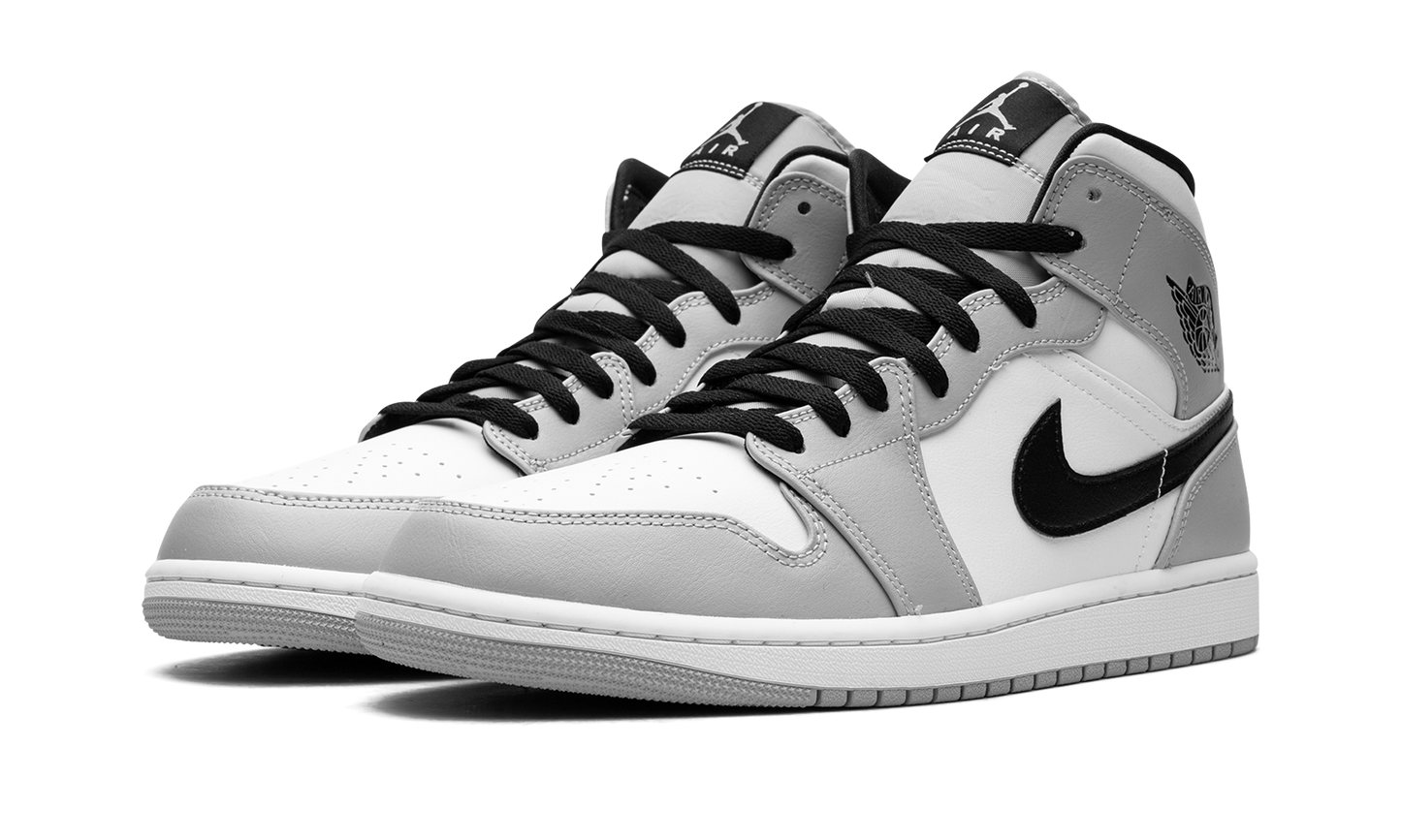 Air Jordan 1 Mid Light Smoke Grey 554724 092