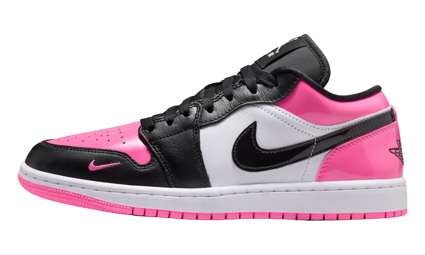 Air Jordan 1 Low SE WMNS Black Pinksicle Patent IV2446 684